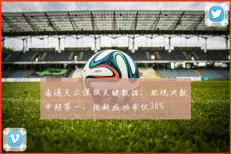南通支云保级关键数据：犯规次数中超第一，抢断成功率仅38%